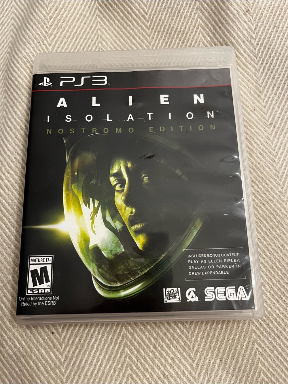 Alien: Isolation Nostromo Edition (Sony PlayStation 3) w/Manual, Tested Preowned